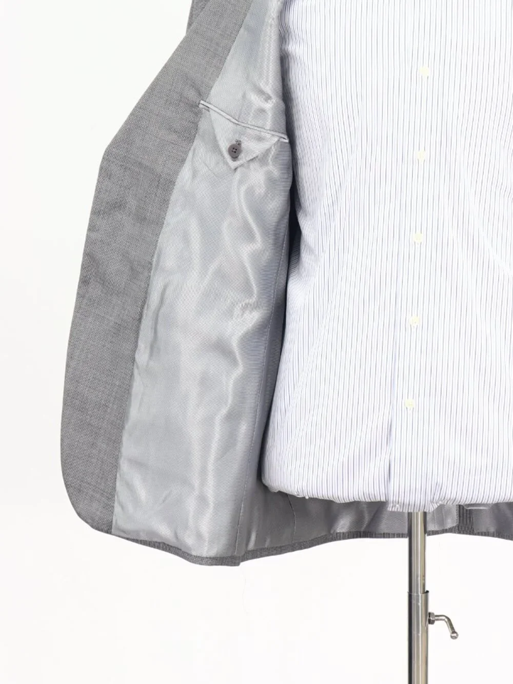 Austin Reed 44R Gray Blazer Sport Coat Jacket 2-Button Houndstooth W861